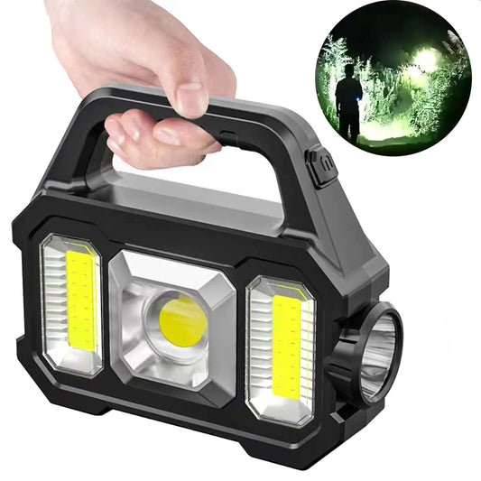 5000LM Solar Rechargeable Flashlight